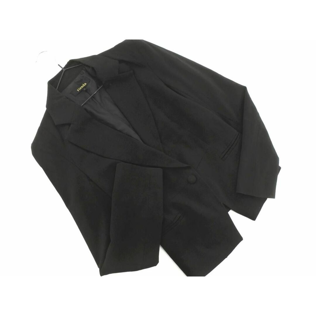 rienda(リエンダ)のrienda リエンダ テーラード ジャケット sizeS/黒 ◇■ レディース レディースのジャケット/アウター(テーラードジャケット)の商品写真