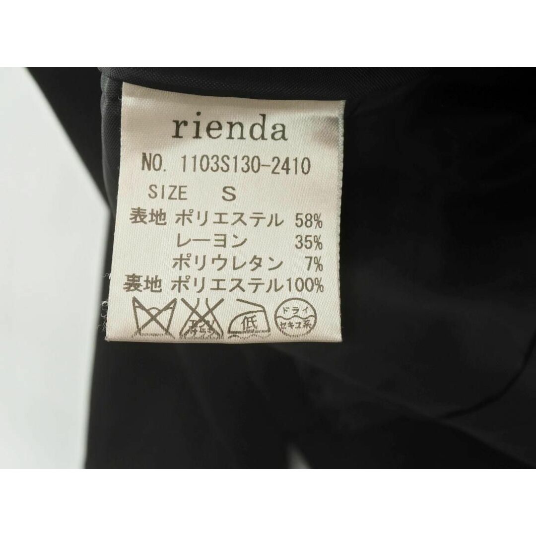 rienda(リエンダ)のrienda リエンダ テーラード ジャケット sizeS/黒 ◇■ レディース レディースのジャケット/アウター(テーラードジャケット)の商品写真