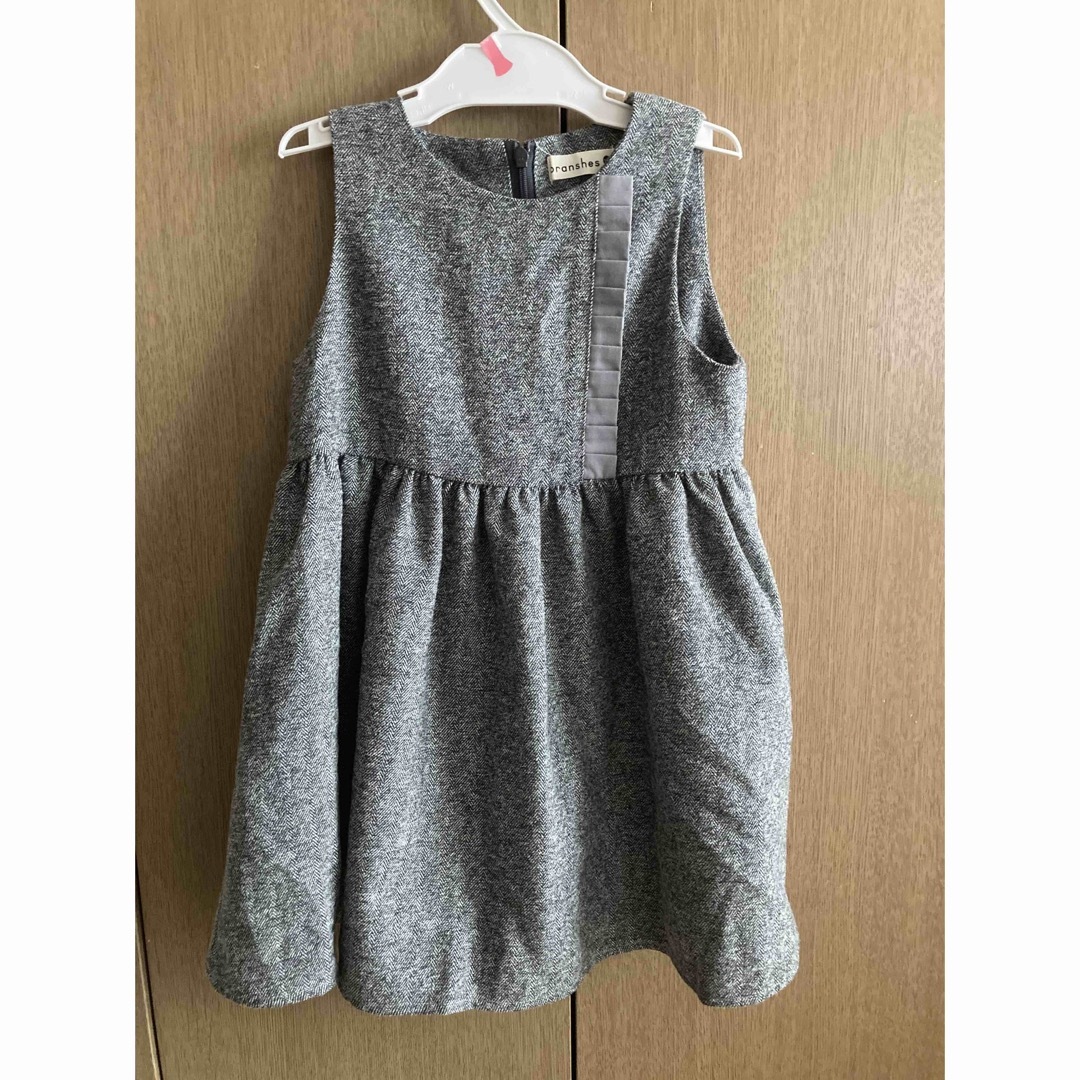 Branshes(ブランシェス)のbranshesジャンパースカート100サイズ キッズ/ベビー/マタニティのキッズ服女の子用(90cm~)(ワンピース)の商品写真