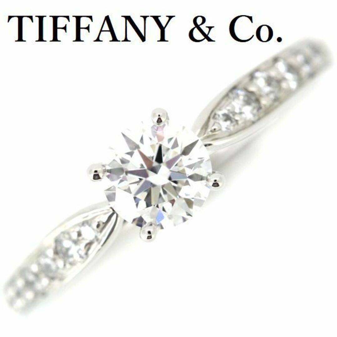 Tiffany & Co.(ティファニー)のティファニー ハーモニー 0.47ct F-VS2-3EX ダイヤモンド リング Pt950 レディースのアクセサリー(リング(指輪))の商品写真