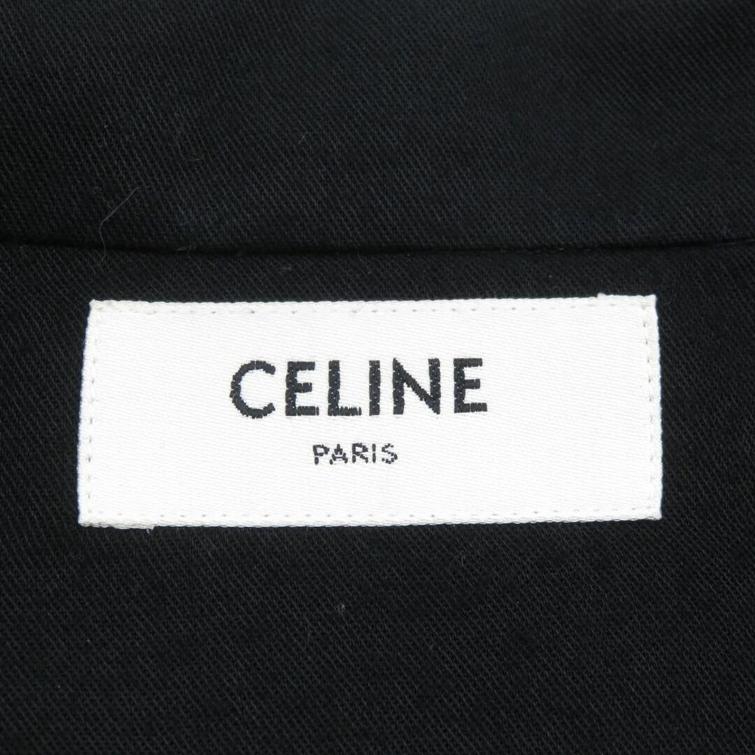 CELINE FOLK SHIRT IN VISCOSE TWILL Size-37 2C377143L