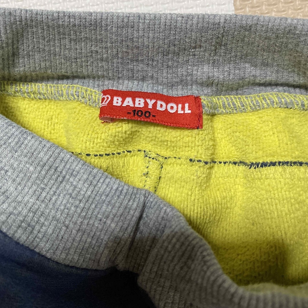 BABYDOLL(ベビードール)の★中古★ baby doll 長ズボン　裏起毛　ネイビー キッズ/ベビー/マタニティのキッズ服男の子用(90cm~)(パンツ/スパッツ)の商品写真