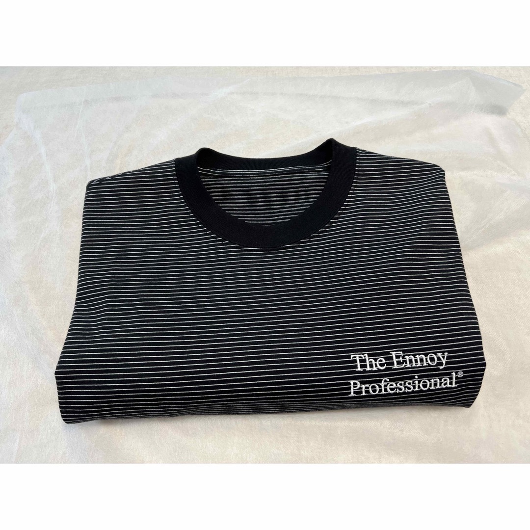 ennoy S/S Border T-Shirt Black 黒 M エンノイ - Tシャツ/カットソー