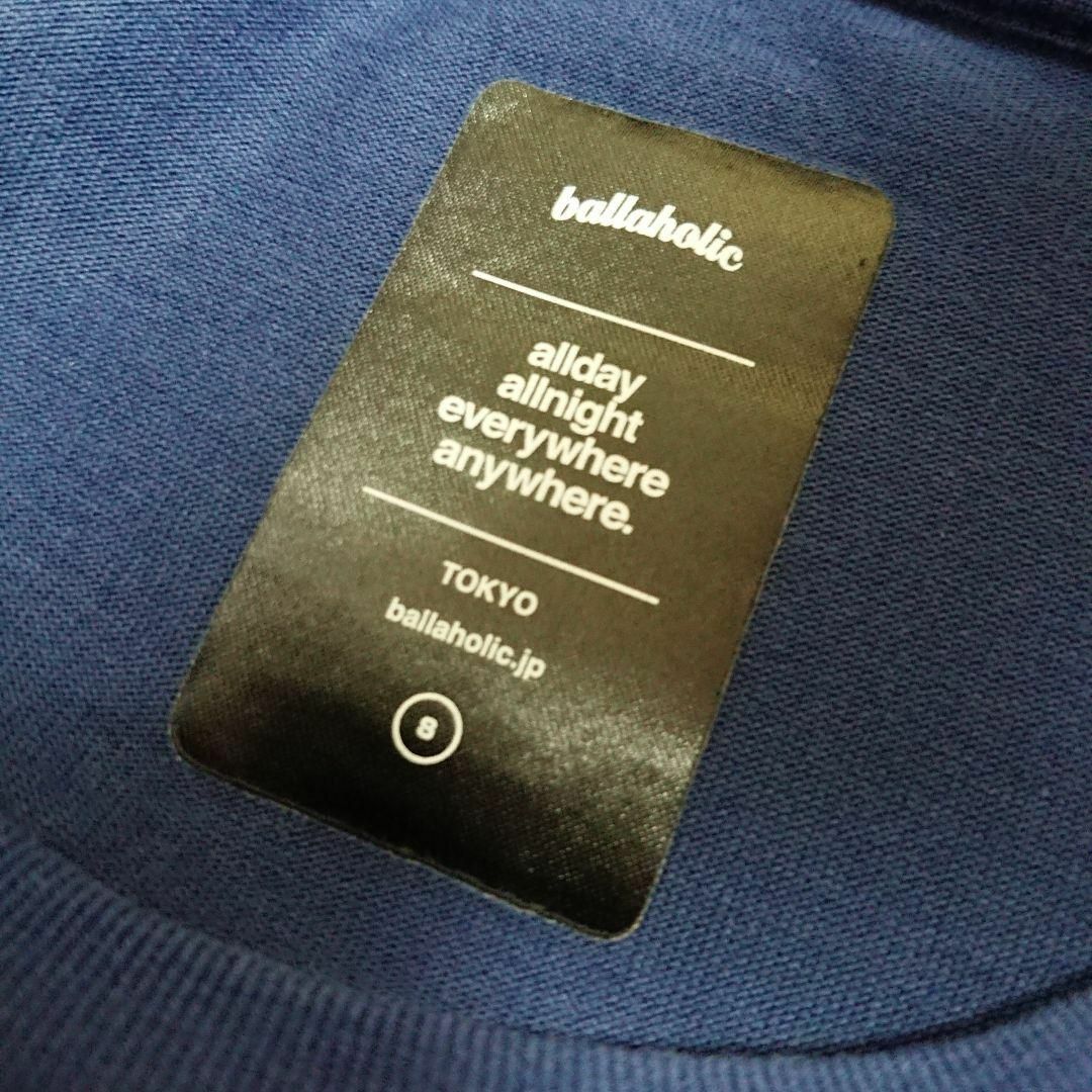 ballaholic(ボーラホリック)の【ballaholic】長袖Tシャツ ネイビー メンズのトップス(Tシャツ/カットソー(七分/長袖))の商品写真