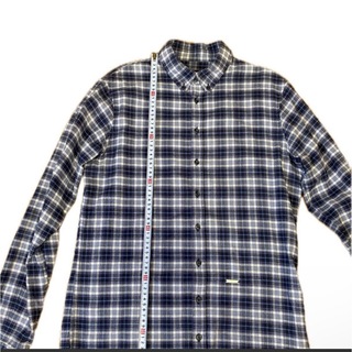 ［大幅値下　美品］Dsquared2チェック7分袖シャツ イタリア製 XSサイズ
