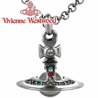 ヴィヴィアンウエストウッド(Vivienne Westwood)のヴィヴィアンウエストウッド ネックレス Vivienne Westwood プチオーブペンダント ガンメタル 63020098-S001 レディース メンズ 男女兼用 【新品・未使用】 【ラクマ公式ショップ】(ネックレス)