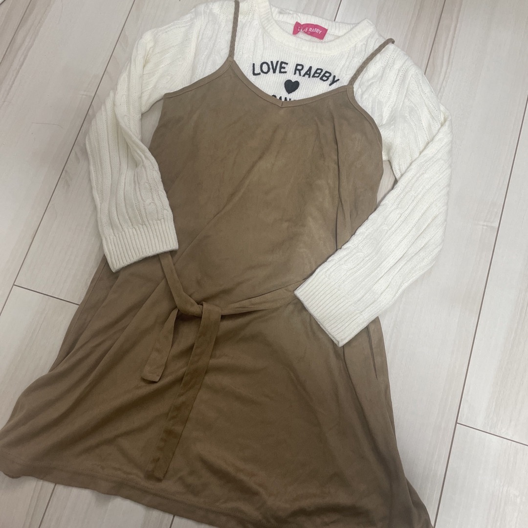 apres les cours(アプレレクール)の未使用☆アプレレクールワンピ キッズ/ベビー/マタニティのキッズ服女の子用(90cm~)(ワンピース)の商品写真