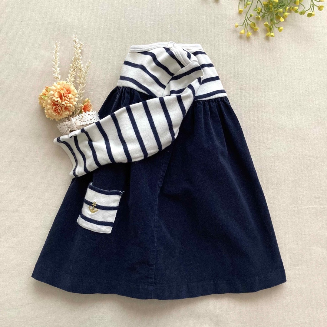 PETIT BATEAU(プチバトー)のにょろにょろ様専用です☆ キッズ/ベビー/マタニティのベビー服(~85cm)(ワンピース)の商品写真