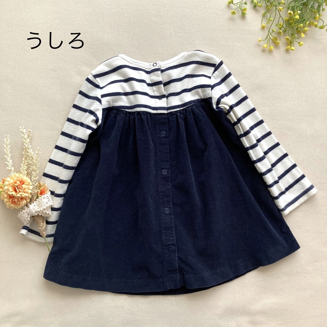 PETIT BATEAU(プチバトー)のにょろにょろ様専用です☆ キッズ/ベビー/マタニティのベビー服(~85cm)(ワンピース)の商品写真