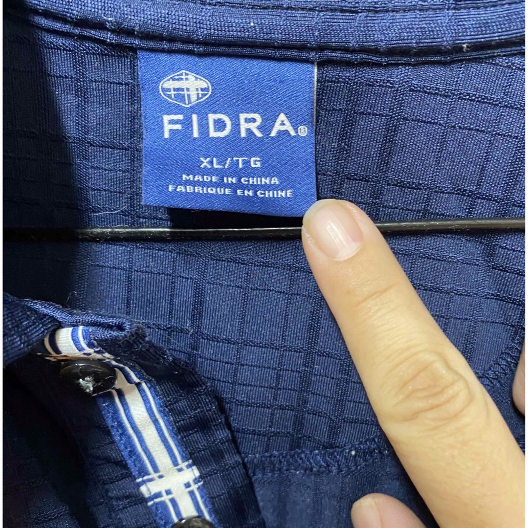 FIDRA(フィドラ)のメンズ　大きい服　FIDRA  フィドラ　半袖　ポロシャツ　Tシャツ　XL 美品 メンズのトップス(Tシャツ/カットソー(半袖/袖なし))の商品写真