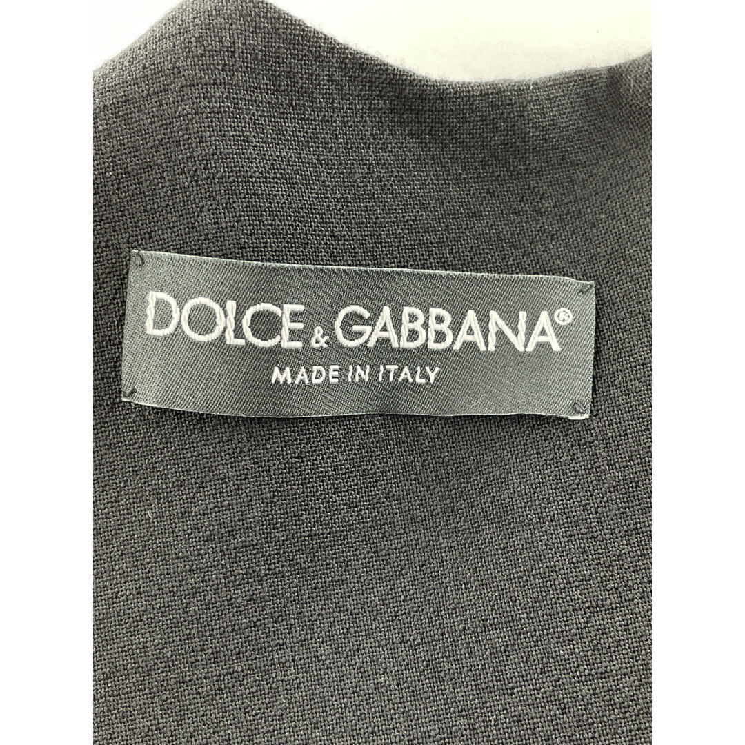 DOLCE&GABBANA(ドルチェアンドガッバーナ)のドルチェアンドガッバーナ F67F2Z FUBB1 ノースリーブスパンコール付きワッペン ワンピース 36 レディースのワンピース(その他)の商品写真