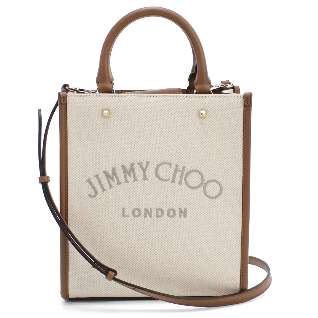 JIMMY CHOO ジミーチュウ VARENNE TOTE N-S トートバッグ ベージュ系 レディース