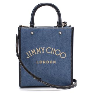 希少✨美品 JIMMY CHOO ジミーチュウ デニムハンドバッグ