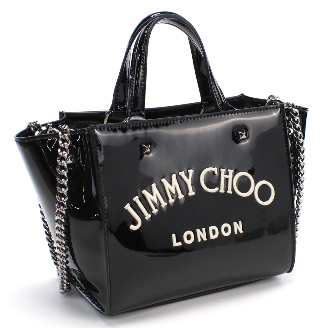 ブラック金具色シルバーサイズJIMMY CHOO ジミーチュウ VARENNE TOTE BAG-S トートバッグ ブラック レディース