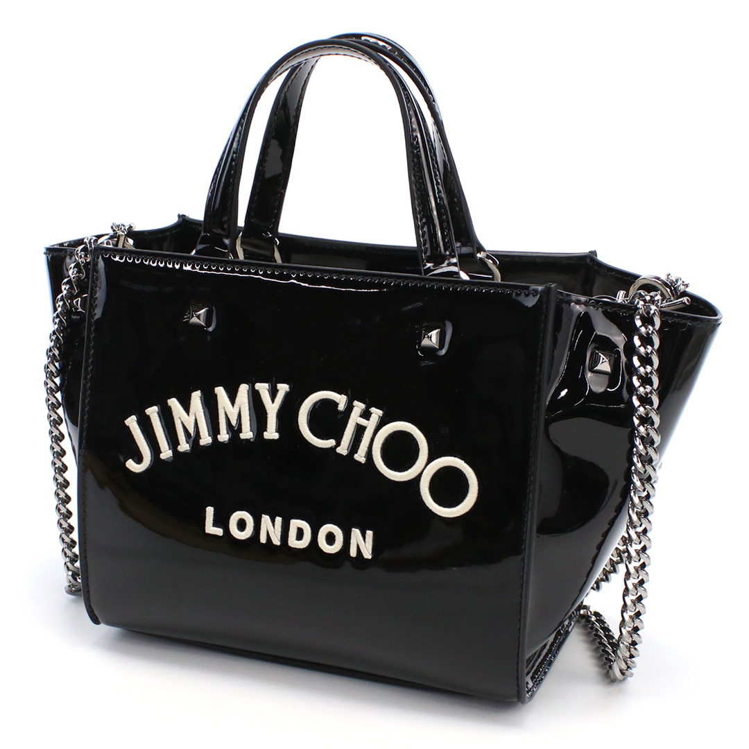 ブラック金具色シルバーサイズJIMMY CHOO ジミーチュウ VARENNE TOTE BAG-S トートバッグ ブラック レディース