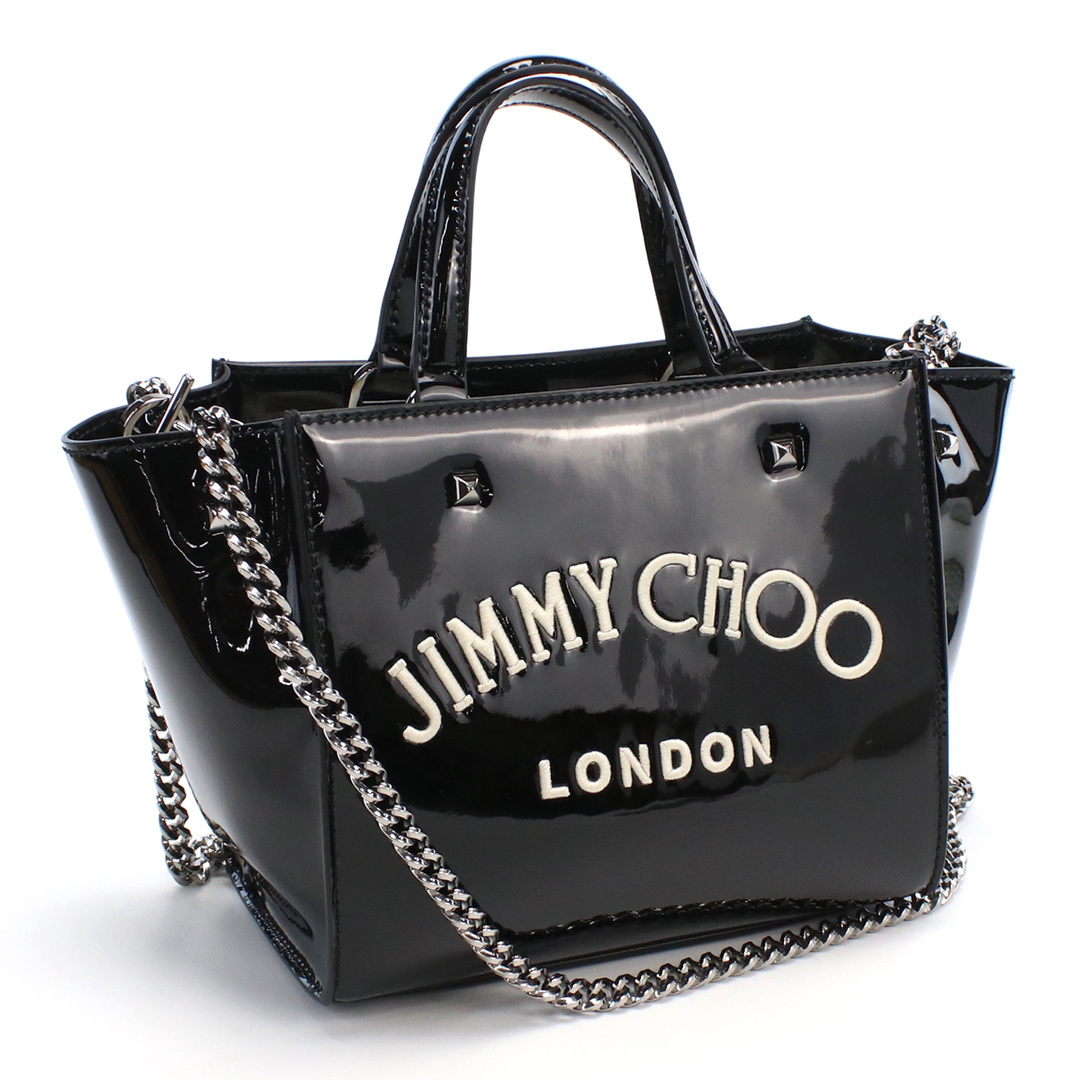 ブラック金具色シルバーサイズJIMMY CHOO ジミーチュウ VARENNE TOTE BAG-S トートバッグ ブラック レディース