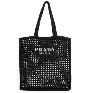 プラダ(PRADA)のPRADA プラダ 2VG105 カゴバッグ NERO ブラック メンズ(かごバッグ/ストローバッグ)