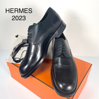 エルメス(Hermes)の【新品】メダリオン ダービーシューズ ストレートチップ 42.5 27cm(ドレス/ビジネス)