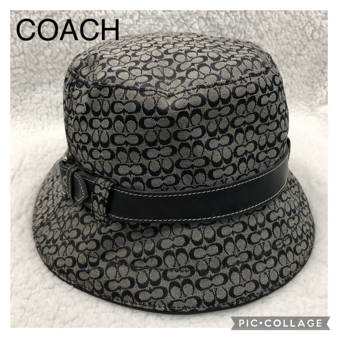 COACH(コーチ)のCOACHコーチ　ミニシグネチャー　バケットハット レディースの帽子(ハット)の商品写真