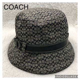 コーチ(COACH)のCOACHコーチ　ミニシグネチャー　バケットハット(ハット)