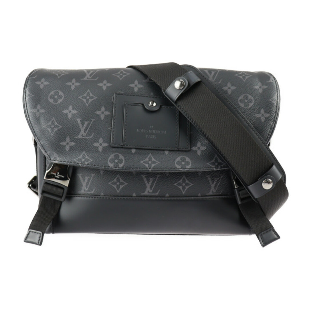 LOUIS VUITTON ルイ ヴィトン  メッセンジャー ヴォワヤージュ PM ショルダーバッグ M40511 モノグラムエクリプス レザー  グレー ブラック  ビトン 【本物保証】