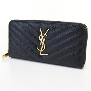 サンローラン YSL ラウンドファスナー長財布 カモフラ