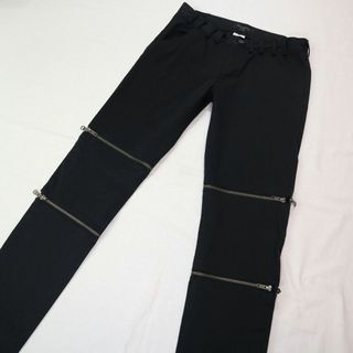 BLACK PEACE NOW ブーツカットパンツ ボタンデザイン ロック M