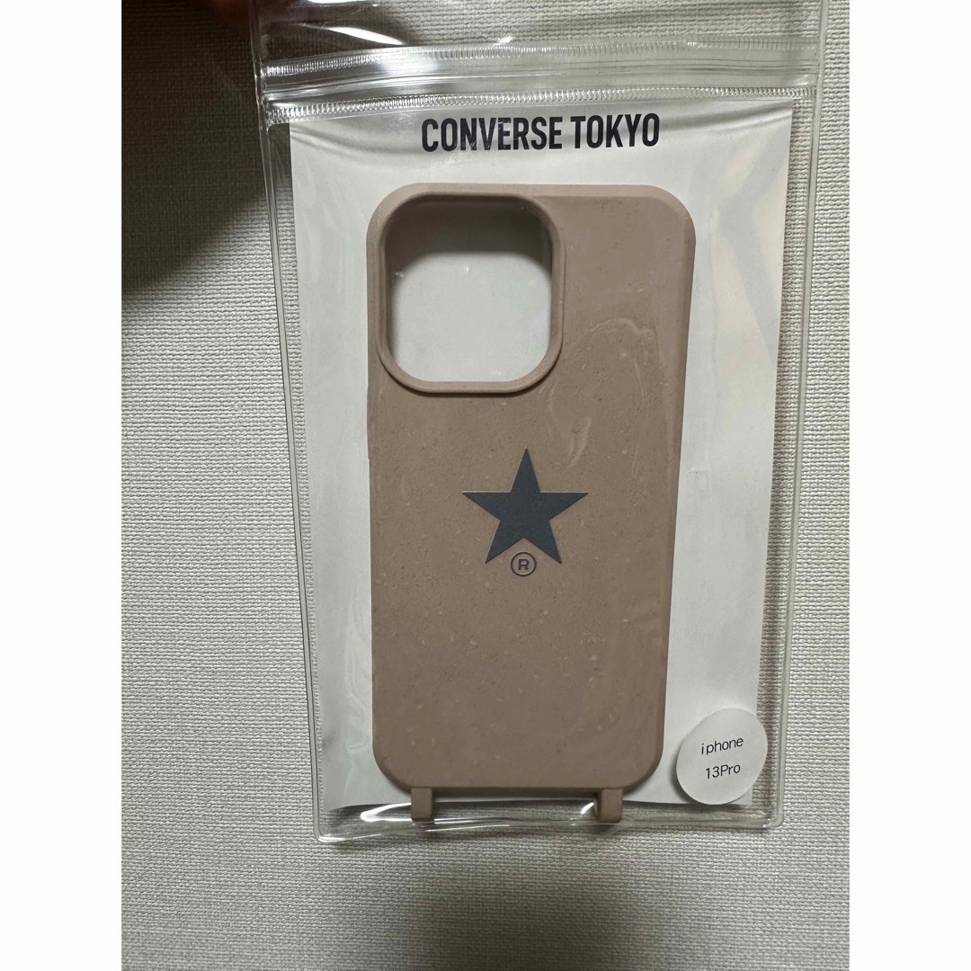 CONVERSE TOKYO(コンバーストウキョウ)のCONVERSE TOKYO iPhoneケース 13pro (ピンクベージュ） スマホ/家電/カメラのスマホアクセサリー(iPhoneケース)の商品写真