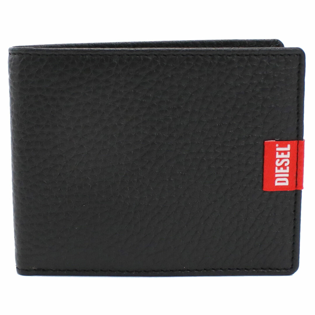 DIESEL ディーゼル X09012 二つ折り財布 ブラック メンズ
