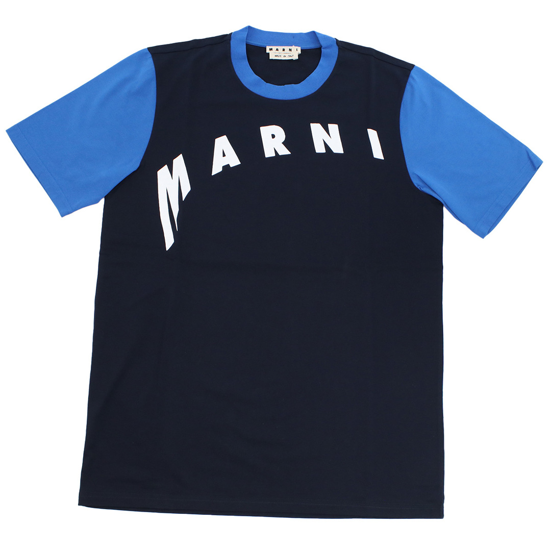 HUMU0200PQ素材MARNI マルニ HUMU0200PQ Tシャツ ネイビー系 メンズ