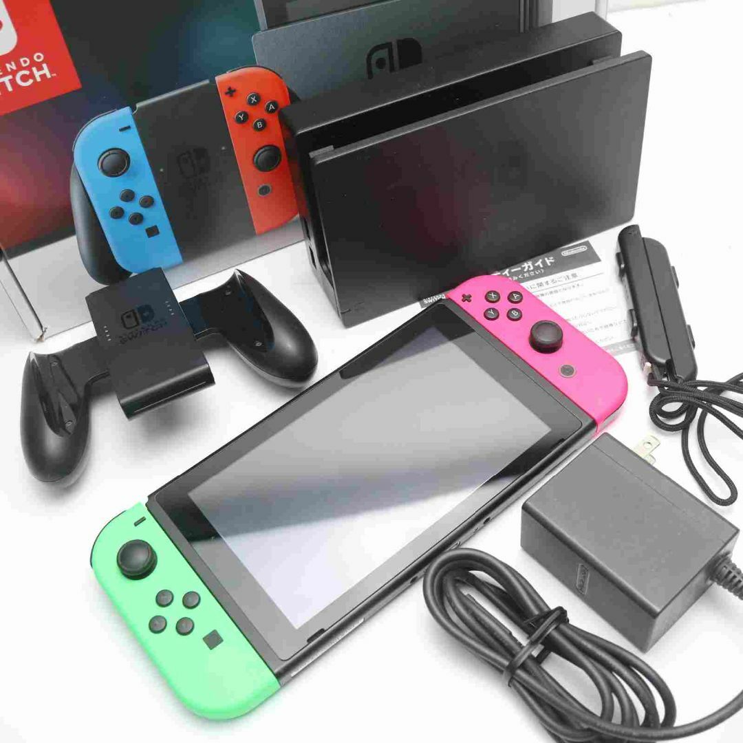 Nintendo Switch - 超美品 Nintendo Switch ネオングリーンネオン ...