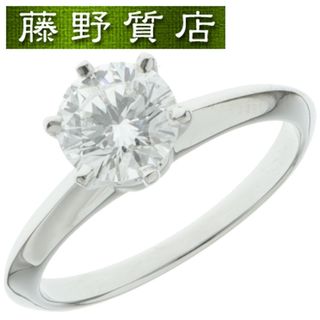 ティファニー(Tiffany & Co.)の(新品仕上げ済) ティファニー TIFFANY ソリテール ダイヤ リング PT950 × ダイヤモンド 0.89ct 約10.5号 鑑定書 9098(リング(指輪))