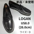 【訳あり】G.H.BASS LOGAN (ローガン)  BLACK 【幅狭 Wi