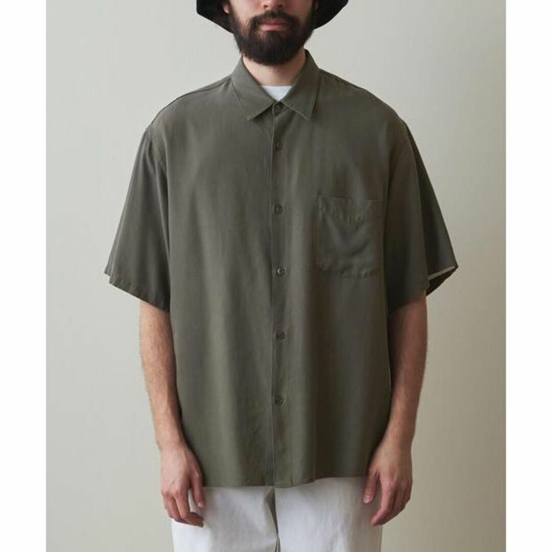 新品 Steven Alan SQUARE SLEEVE SHIRT L 黒