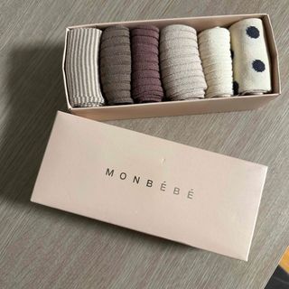 monbebe キッズ 靴下6足セット　1-2y(靴下/タイツ)