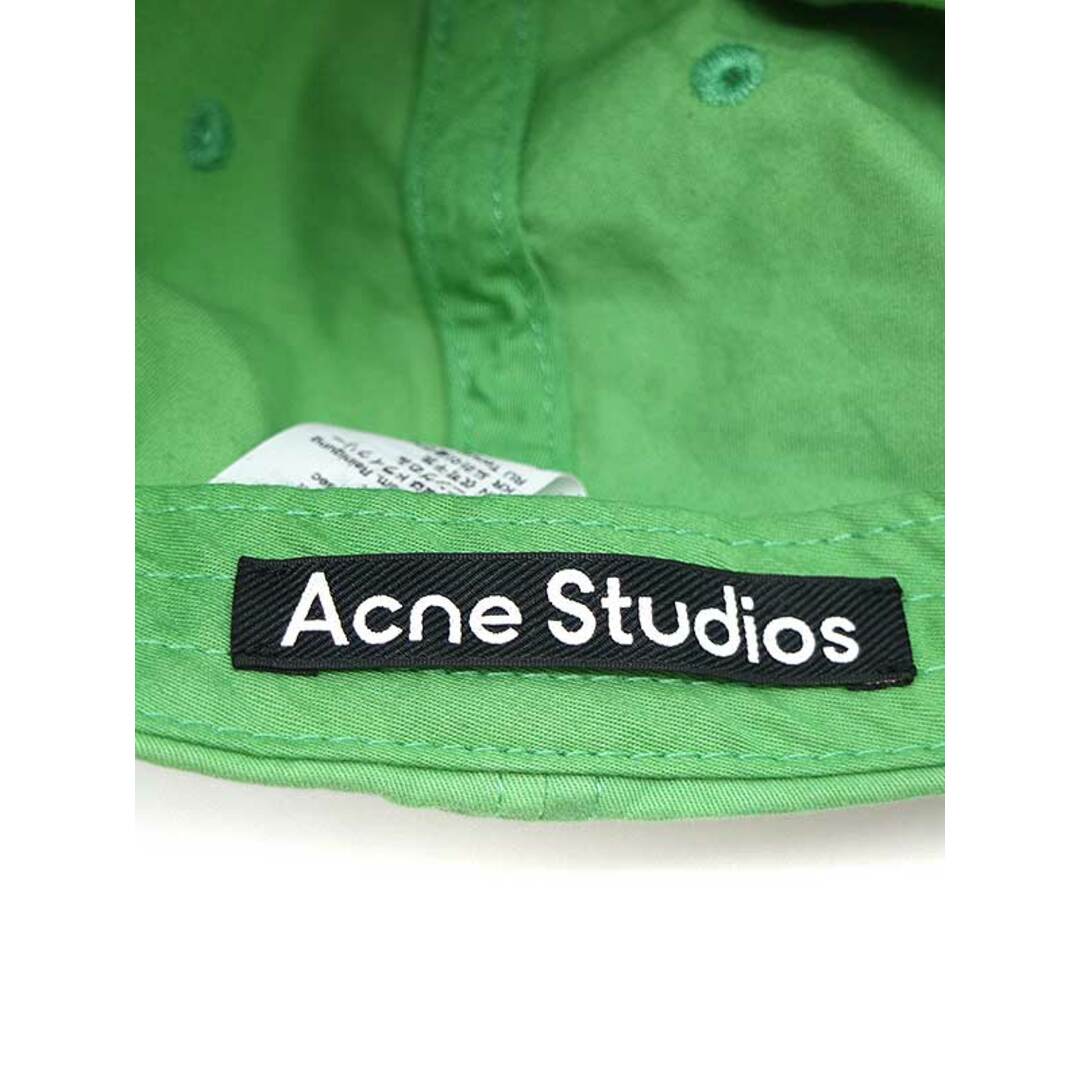 ACNE(アクネ)のAcne Studios アクネストゥディオズ フェイスロゴキャップ グリーン F メンズの帽子(キャップ)の商品写真