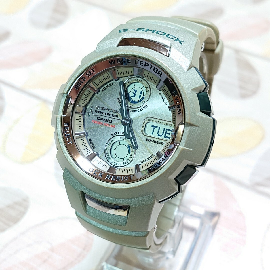 美品【CASIO／G-SHOCK】電波ソーラー  メンズ腕時計 GW-1110J