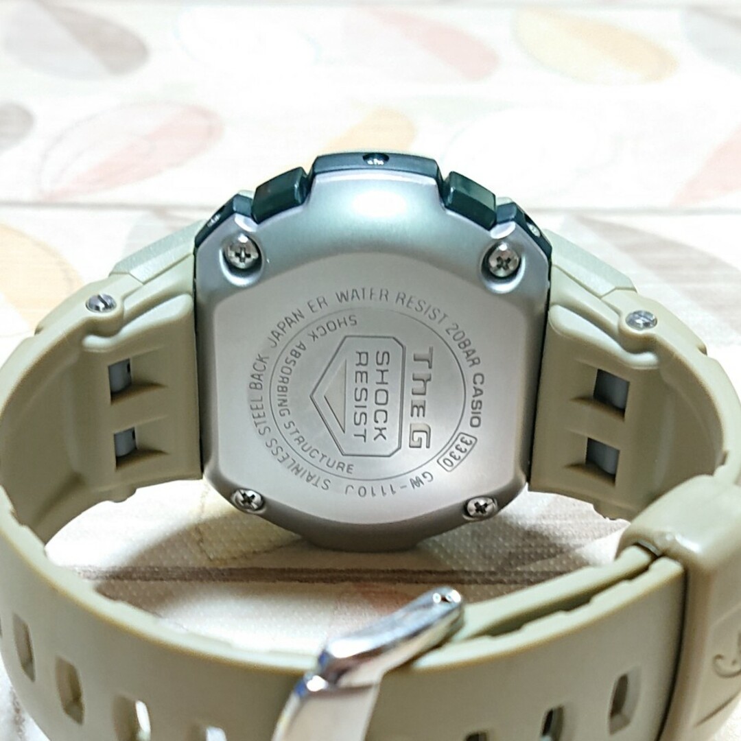 美品【CASIO／G-SHOCK】電波ソーラー  メンズ腕時計 GW-1110J