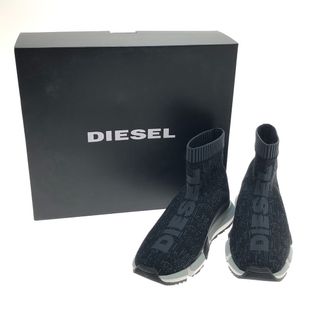 ディーゼル(DIESEL)の□□DIESEL ディーゼル スニーカー H-PADOLA MID SOCK 25.5cm Y01957P0338 ブラック(スニーカー)