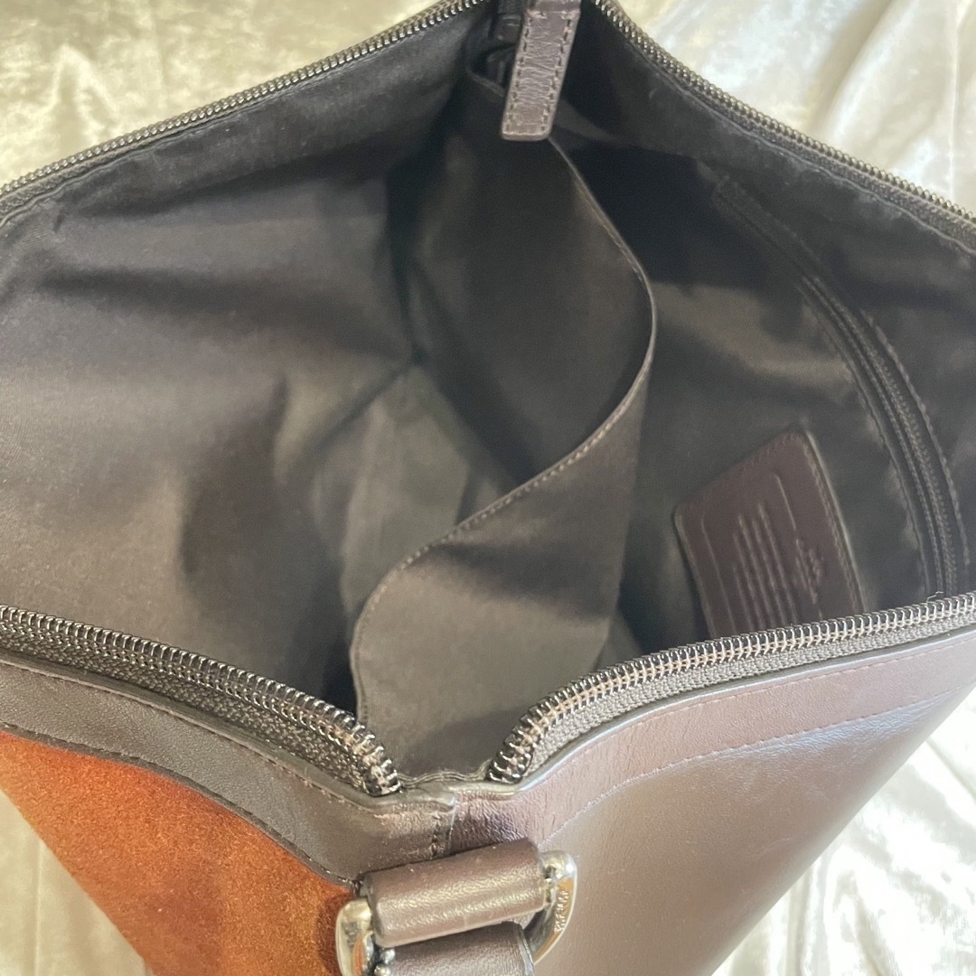 COACH(コーチ)の希少美品✨コーチ カムデン クロスボディバッグ トランジット スエード×レザー レディースのバッグ(ショルダーバッグ)の商品写真