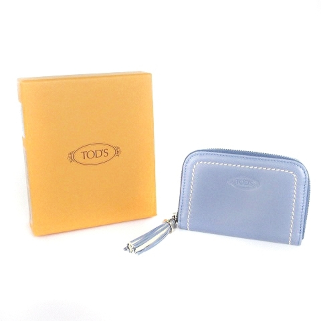 【新品正規品】TOD'S財布????トッズコンパクトジップスタッズコインカードケース