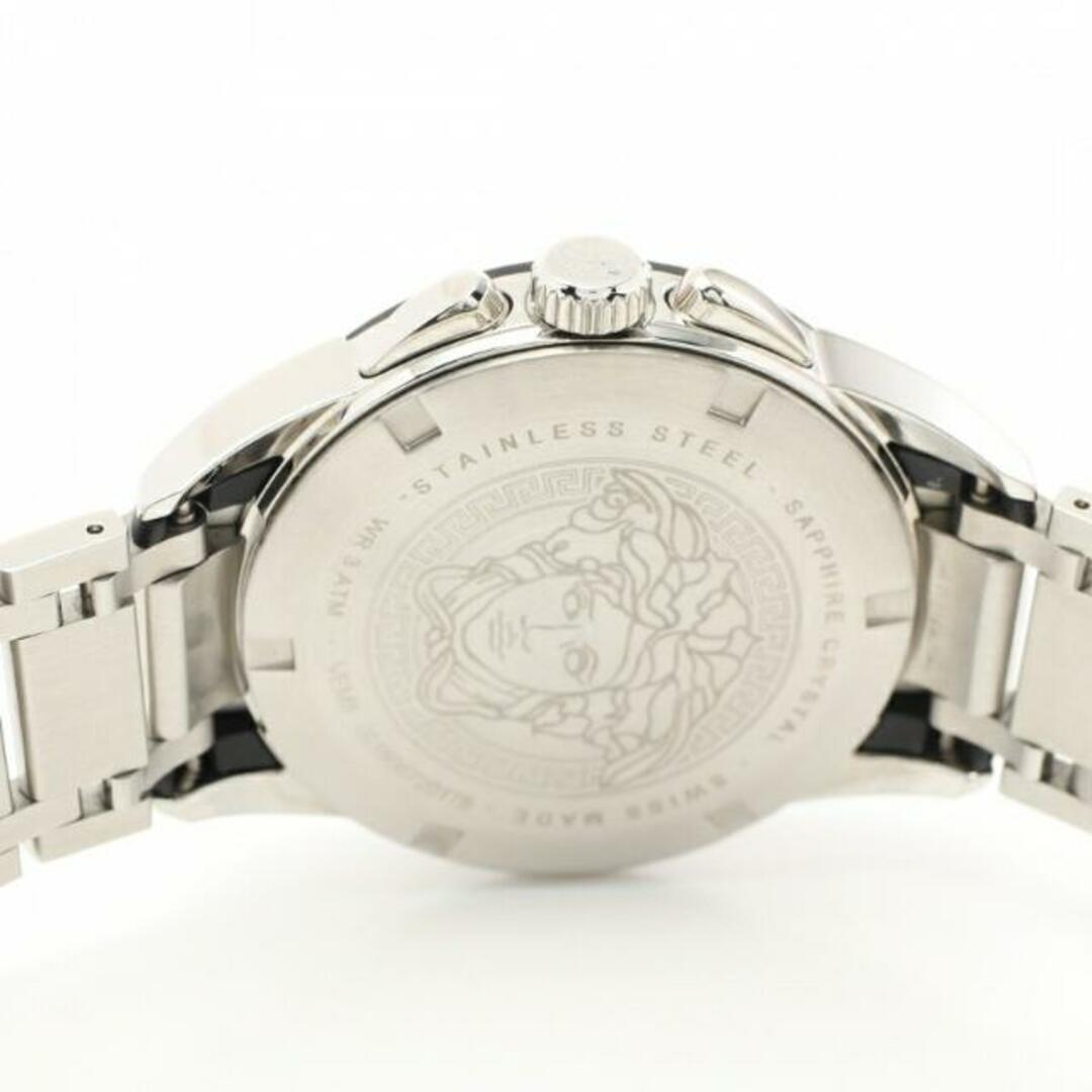 VERSACE(ヴェルサーチ)のCHARACTER キャラクター メンズ 腕時計 クオーツ SS ラバー シルバー ホワイト文字盤 メンズの時計(腕時計(アナログ))の商品写真