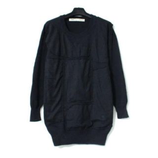 コムデギャルソン(COMME des GARCONS)のコムデギャルソンパッチワークニットワンピ(ミニワンピース)