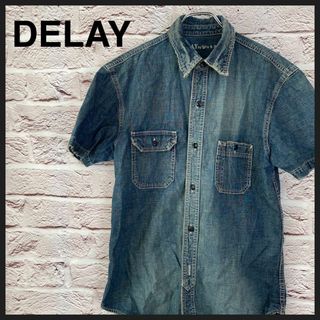 DELAY デニム　デニムシャツ メンズ　レディース　[ 4 ](シャツ/ブラウス(半袖/袖なし))