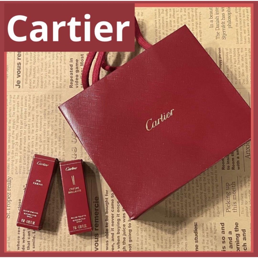 Cartier(カルティエ)の【送料無料】新品未使用◉ Cartier 香水　2本セット　ショッパー付き コスメ/美容の香水(ユニセックス)の商品写真