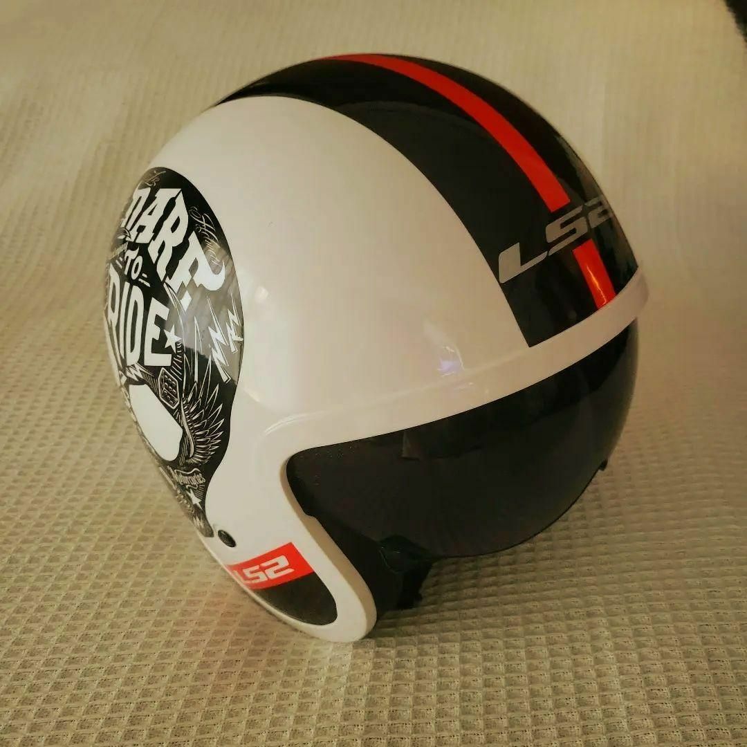 美品 LS2 SPITFIRE ジェットヘルメット ブラック Sサイズ
