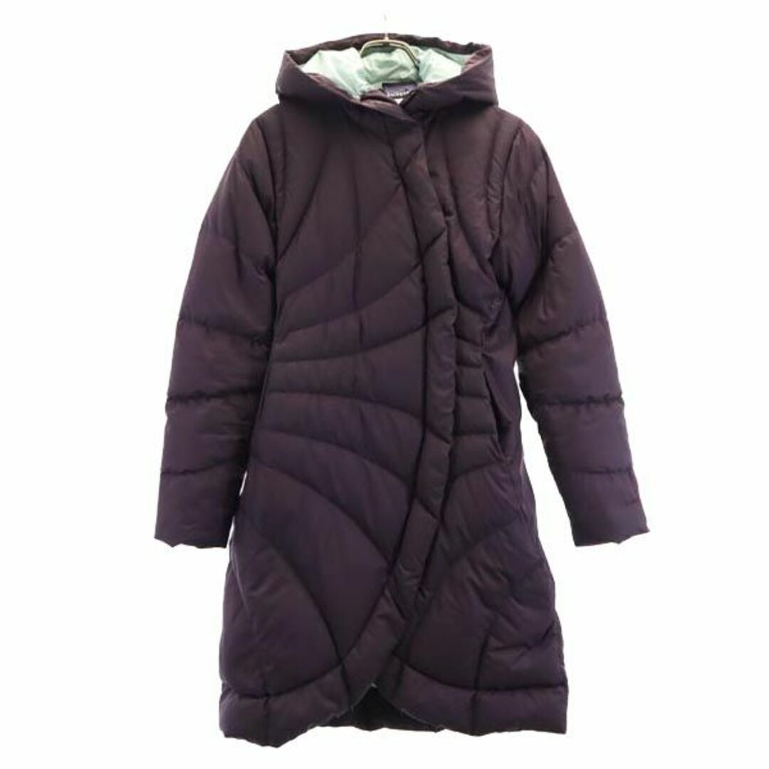 パタゴニア アウトドア 28475 ダウンコート XS パープル系 patagonia フード ロゴ レディース 古着 【231031】 |  フリマアプリ ラクマ