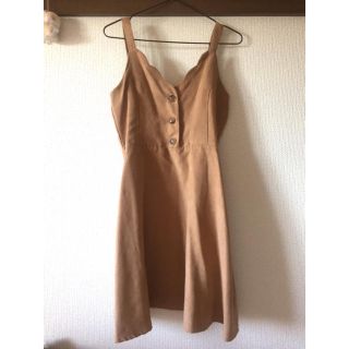 マジェスティックレゴン(MAJESTIC LEGON)のMAJESTIC LEGON スカラップワンピース ⚠️発送時期注意(ひざ丈ワンピース)