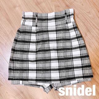 スナイデル(SNIDEL)のsnidel スナイデル チェック ショートパンツ(ショートパンツ)