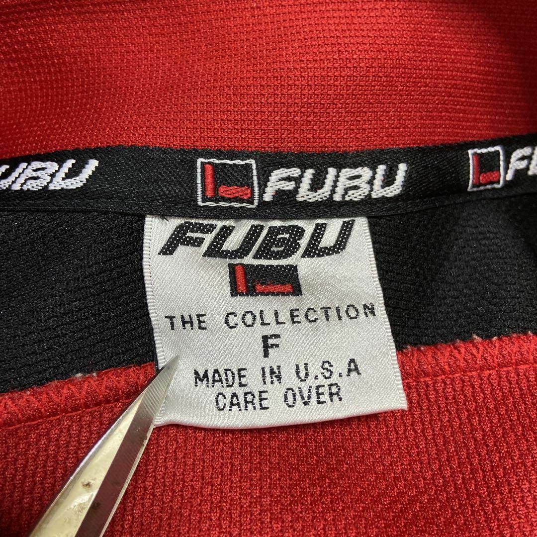 USA製 90s フブ FUBU ジャージ セットアップ ビッグロゴ 刺繍